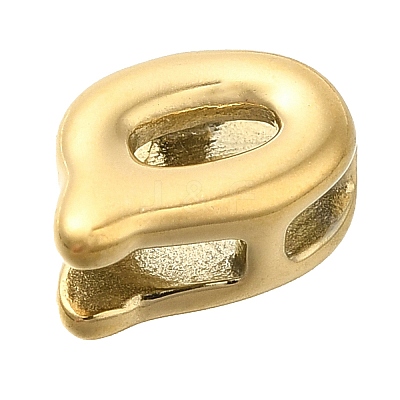 Ion Plating(IP) 304 Stainless Steel Slide Charms STAS-B075-37G-Q-1