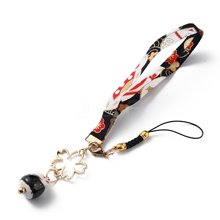 Brass Pendant Keychains HJEW-WH0039-15D-1