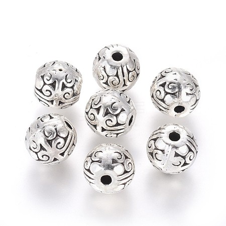 Tibetan Style Alloy Beads TIBEB-L004-014AS-1