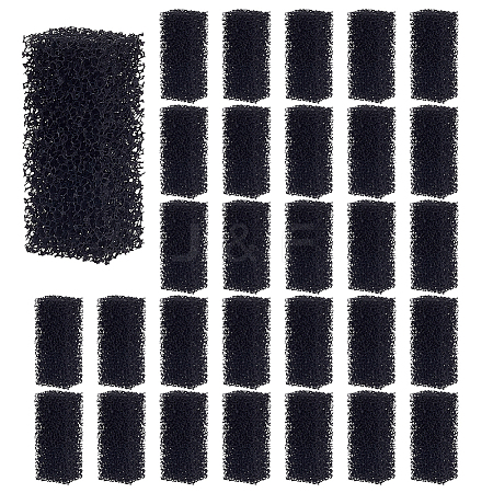 30Pcs Rectangle Activated Carbon Filter Media Pad AJEW-OC0014-92-1