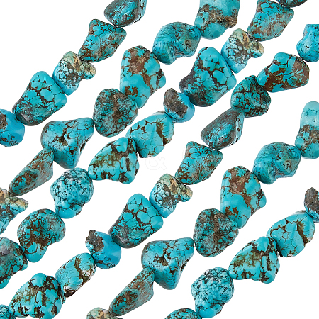 2 Strands Natural Magnesite Beads Strands G-PA0001-53-1
