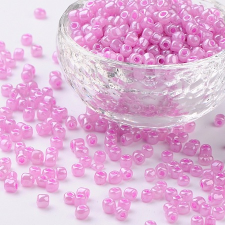 (Repacking Service Available) Glass Seed Beads SEED-C020-4mm-155-1