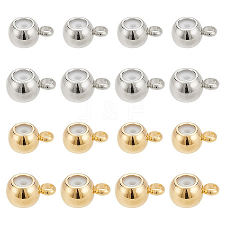 ARRICRAFT 40Pcs 4 Style Brass Tube Bails KK-AR0003-90-1