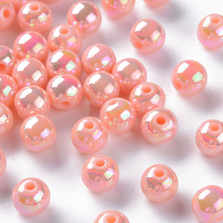 Opaque Acrylic Beads X-MACR-S370-D8mm-A12-1