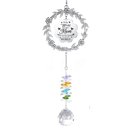 Teardrop Glass Suncatcher for Windows Rainbow Maker PW-WG78F3B-03-1