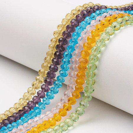 Glass Beads Strands EGLA-A034-T6mm-D-1