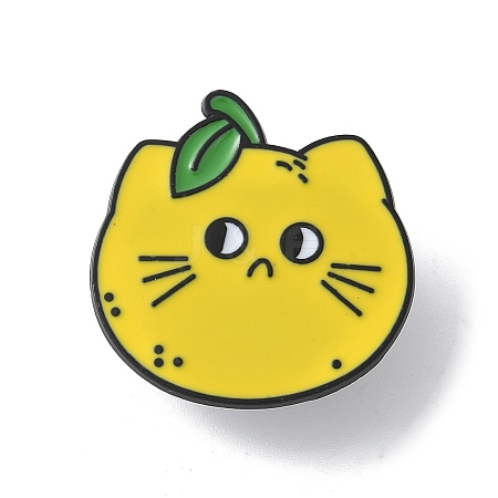 Fruits with Cat Enamel Pins JEWB-A032-01D-1