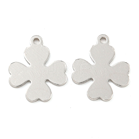 925 Sterling Silver Clover Charms STER-B005-33P-1