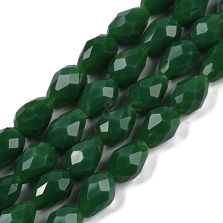 Opaque Solid Color Beads Strands EGLA-N013-P6mm-D04-1