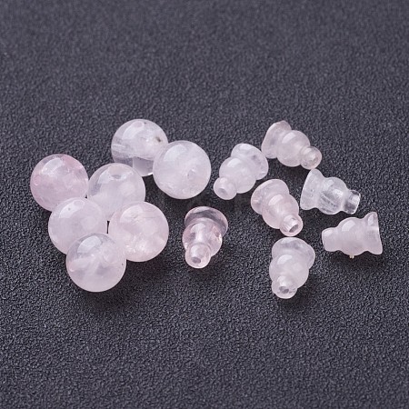 Buddha Style Rose Quartz Beads Sets G-D382-10mm-09-1