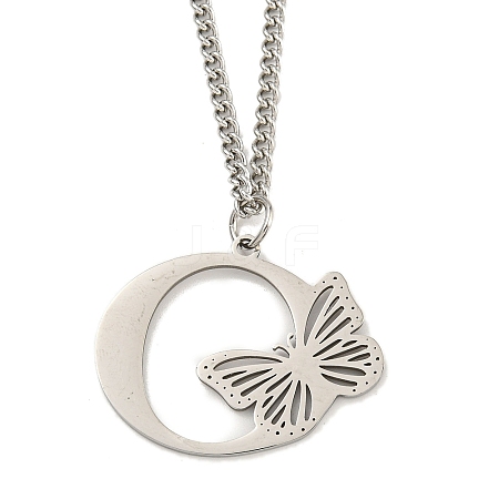 201 Stainless Steel Necklaces NJEW-Q336-01O-P-1