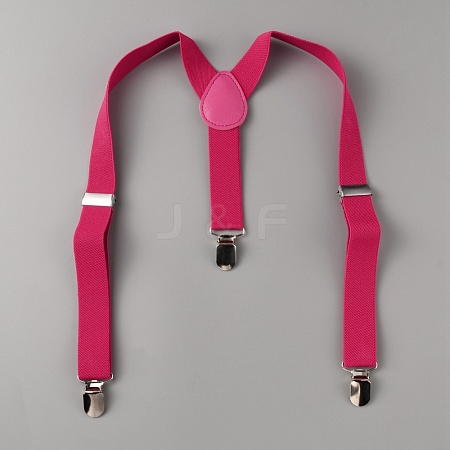 Adjustable Polyester Y-Shaped Heavy Duty Suspenders AJEW-WH0307-23P-1