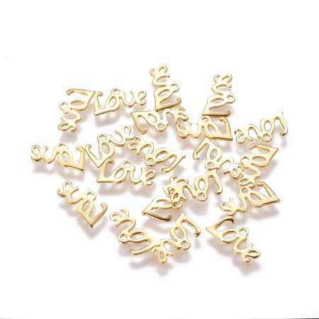 304 Stainless Steel Charms STAS-F159-33G-1