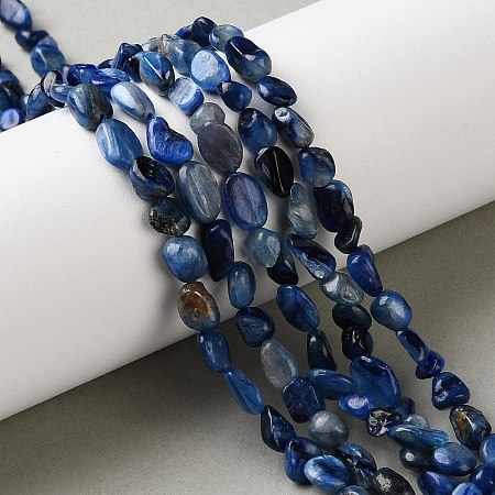 Natural Kyanite Beads Strands G-C268-A08-6x8mm-1