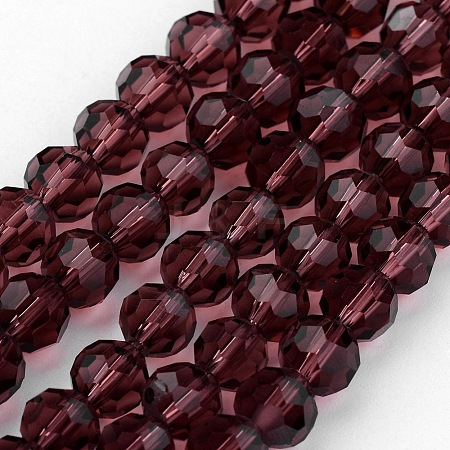 Transparent Glass Bead Strands X-GLAA-G013-6mm-59-1