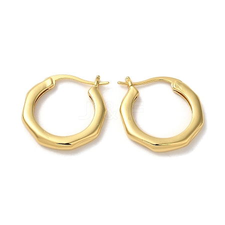 Ring Rack Plating Brass Hoop Earrings EJEW-L224-81G-1