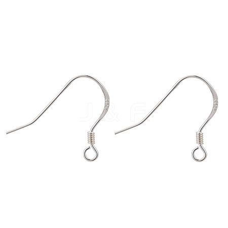 925 Sterling Silver Earring Hooks STER-K167-049C-S-1
