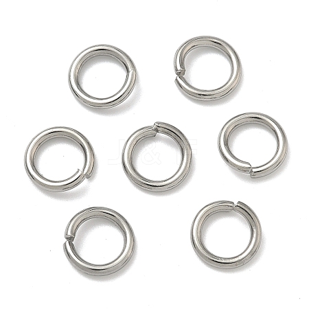 Tarnish Resistant 304 Stainless Steel Open Jump Rings STAS-E067-11-9mm-1