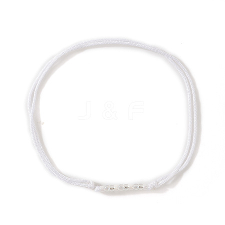 Glass Seed Beads Braided Bead Bracelets UB5281-4-1