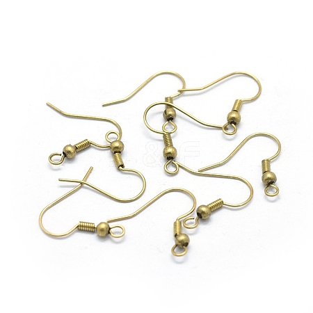 Brass Earrings Hook Findings LS-KK-L184-22C-1