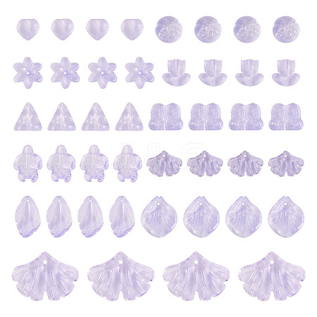 125G Gradient Color Transparent Glass Beads GLAA-TA0003-58E-1