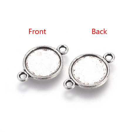 Alloy Cabochon Connector Settings LS-PALLOY-A13117-AS-NR-1
