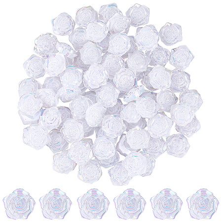 100Pcs Opaque ABS Plastic Cabochons KY-SP0001-16A-1