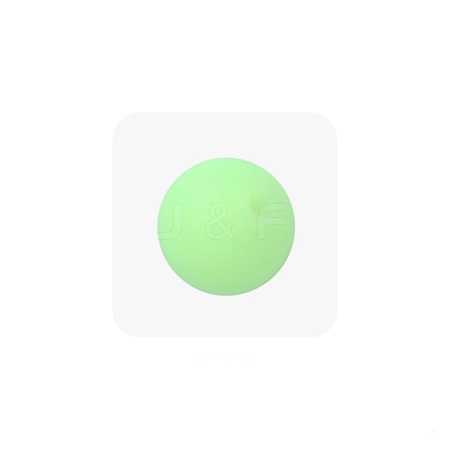 Luminous Glow in the Dark Round Silicone Beads PW-WGB50F5-11-1