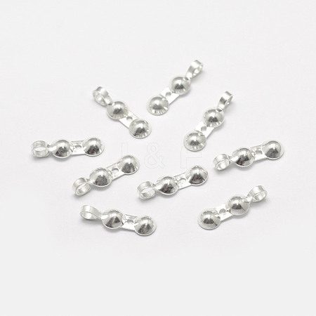 925 Sterling Silver Bead Tips STER-P032-16S-1