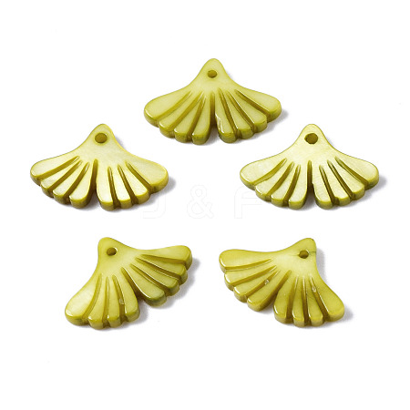 Natural Freshwater Shell Pendants SHEL-N026-163D-1