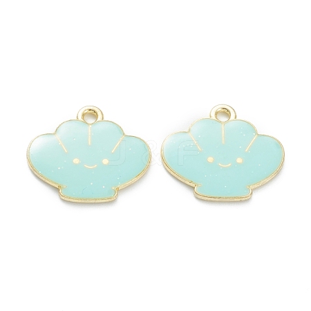 Alloy Enamel Pendants ENAM-I051-15LG-03-1