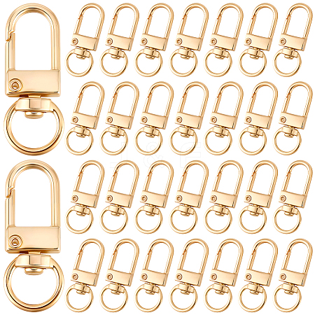 36Pcs Alloy Swivel Clasps PURS-CN0001-12P-1