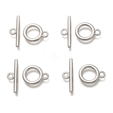 Alloy Toggle Clasps LS-TIBE-EA774Y-P-RS-1