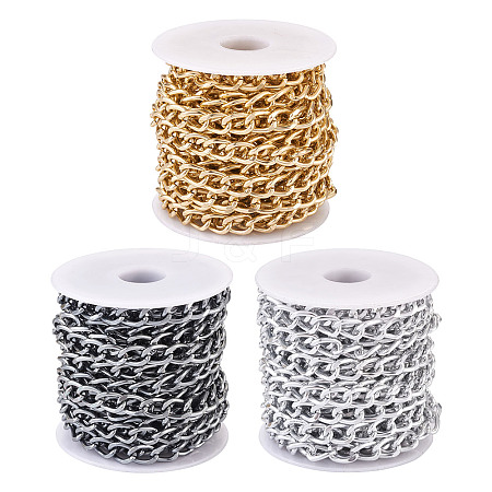 Aluminium Twisted Curb Chains CHA-CW0001-001-1