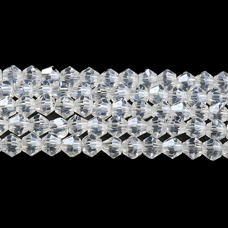 Transparent Electroplate Glass Beads Strands LS-EGLA-A039-T2mm-A13-1