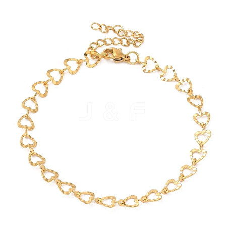 304 Stainless Steel Chain Bracelet for Women BJEW-I313-07-1