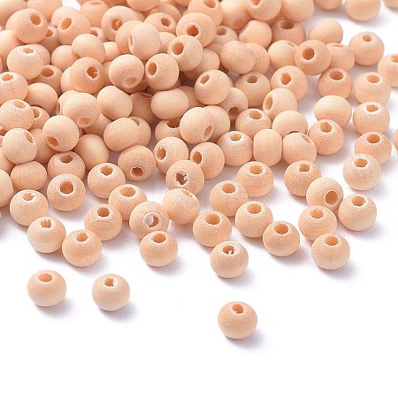 Unfinished Natural Wood Beads WOOD-PH0001-09A-1