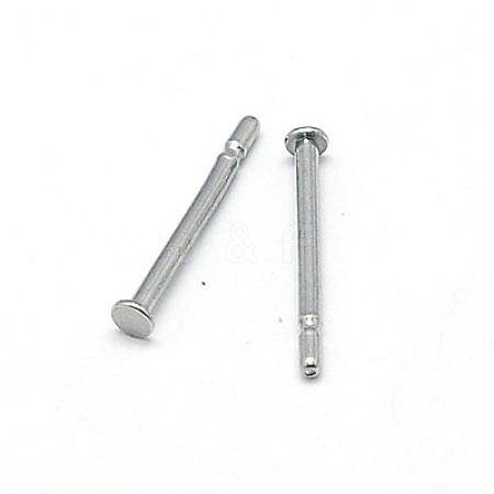 Tarnish Resistant 304 Stainless Steel Stud Earring Findings STAS-E022-5-1