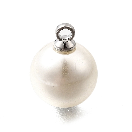 ABS Plastic Imitation Pearl Pendants FIND-H052-01F-01P-1