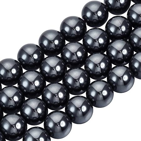 Olycraft Non-magnetic Synthetic Hematite Beads Strands G-OC0001-46-1