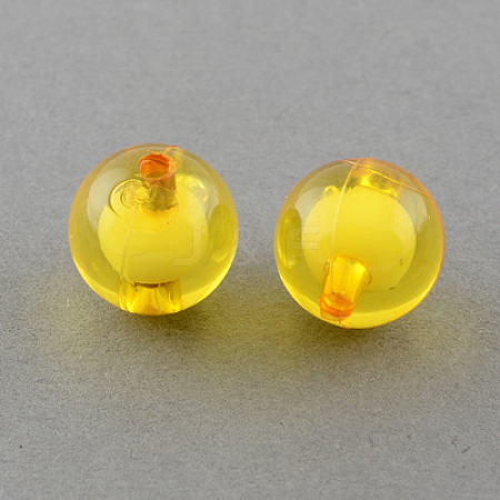 Transparent Acrylic Beads TACR-S092-8mm-07-1