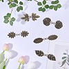 5Pcs 5 Styles Alloy Cardigan Clips AJEW-SC0004-38AB-7