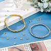   200Pcs 2 Colors Brass Spacer Beads KK-PH0006-56B-5