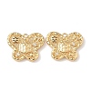 Christmas Brass Micro Pave Clear Cubic Zirconia Pendants KK-A280-03F-G-1