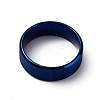 Titanium Steel Wide Band Finger Rings for Women Men RJEW-WH0009-13F-BU-2