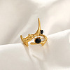 304 Stainless Steel Cuff Open Rings FS-WGD6945-12-1