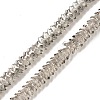 Electroplate Transparent Glass Beads Strands EGLA-L044-J-2