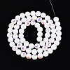 Electroplate Opaque Glass Beads Strands EGLA-N024-01A-A01-2