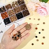 Dyed Natural Coconut Beads COCB-YW0001-01-3