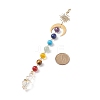 7 Chakra Gemstone Beaded Pendant Decorations HJEW-JM00797-01-2